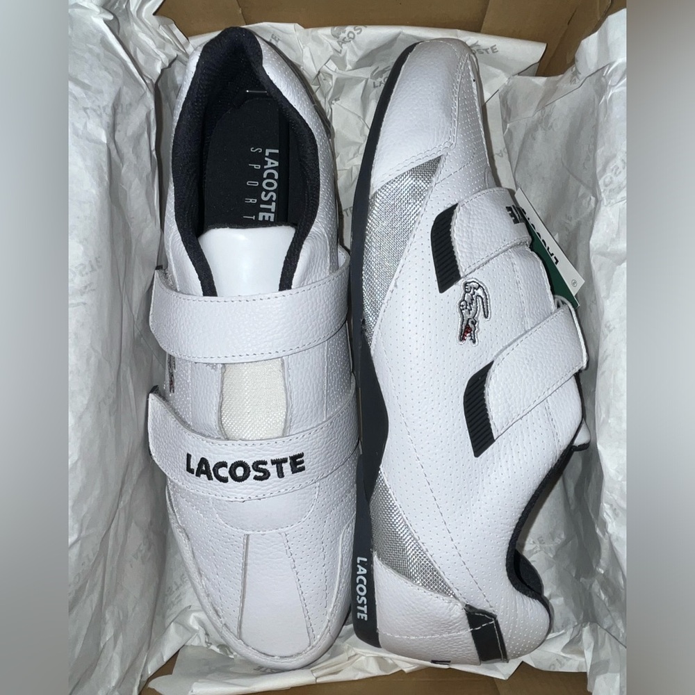 Lacoste men’s white sneakers